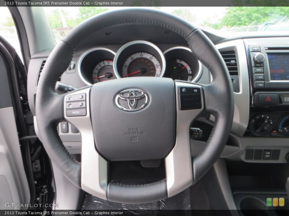 Graphite Interior Steering Wheel for the 2013 Toyota Tacoma SR5 Prerunner Double Cab #79608661