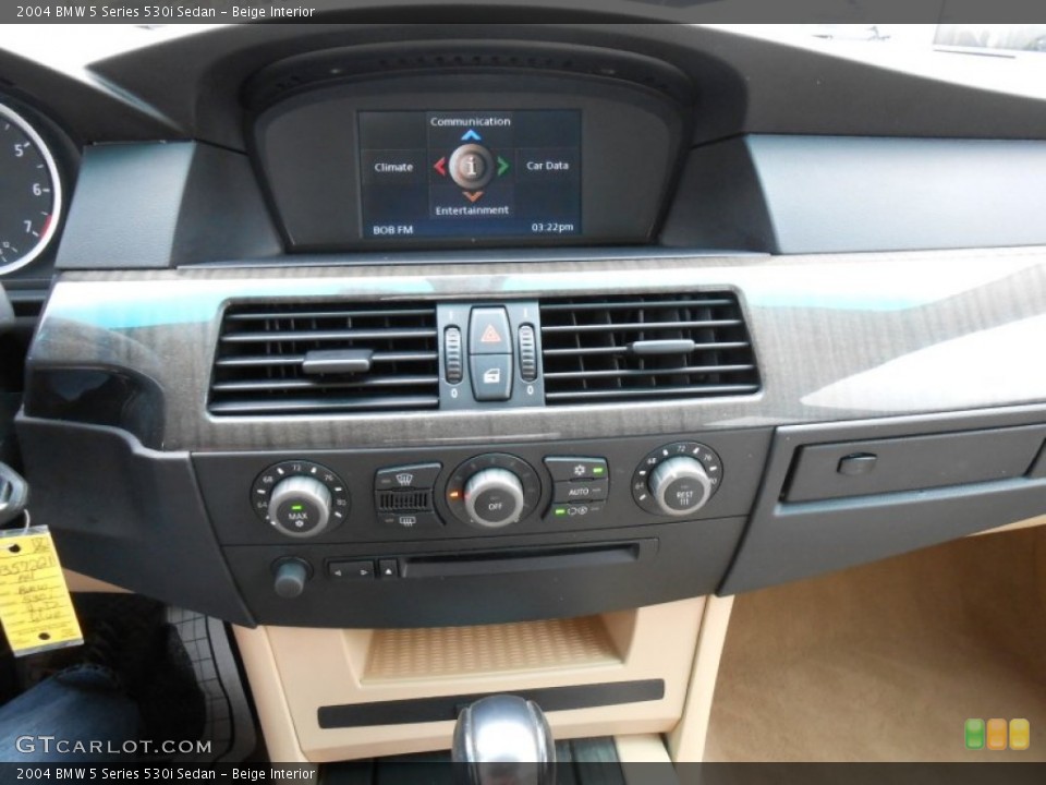 Beige Interior Controls for the 2004 BMW 5 Series 530i Sedan #79608782