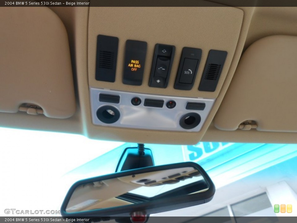 Beige Interior Controls for the 2004 BMW 5 Series 530i Sedan #79608829
