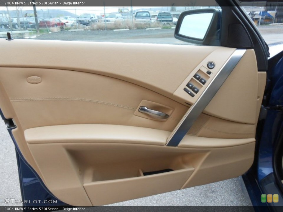 Beige Interior Door Panel for the 2004 BMW 5 Series 530i Sedan #79608895