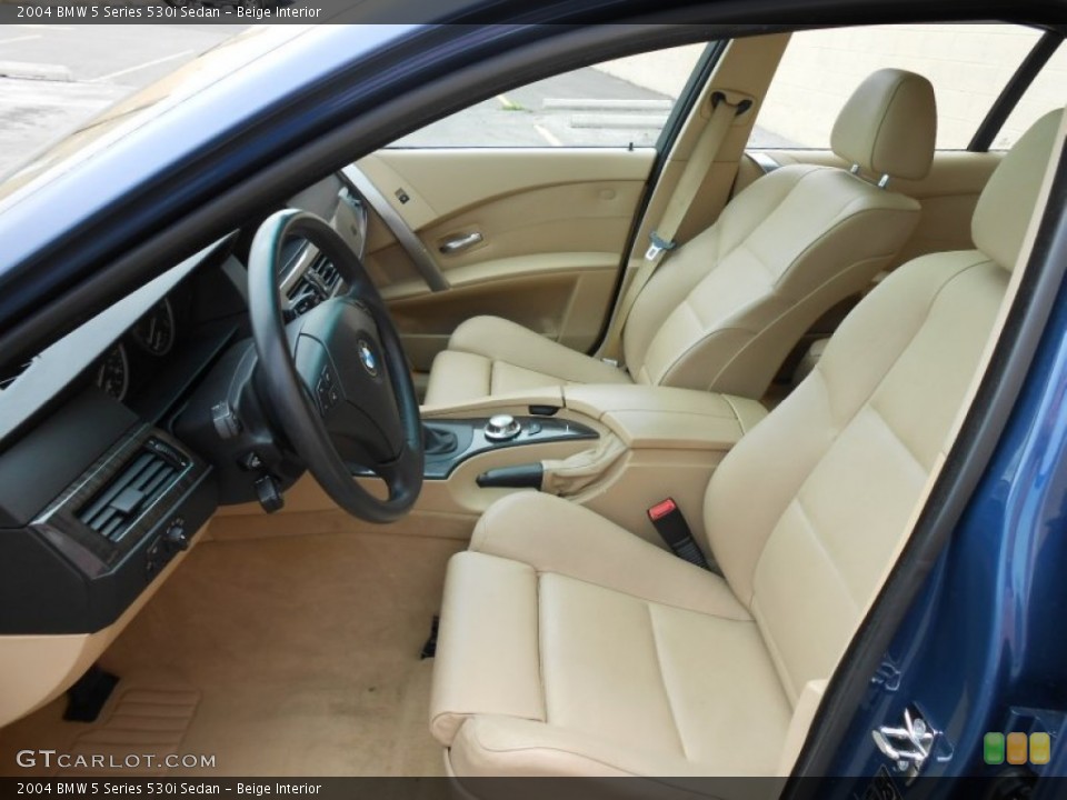 Beige Interior Photo for the 2004 BMW 5 Series 530i Sedan #79608934