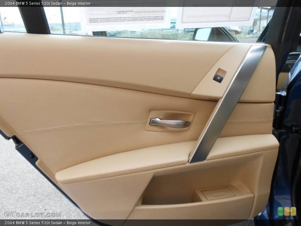 Beige Interior Door Panel for the 2004 BMW 5 Series 530i Sedan #79608967