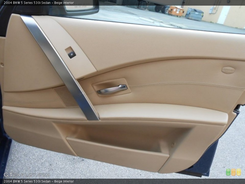 Beige Interior Door Panel for the 2004 BMW 5 Series 530i Sedan #79609076