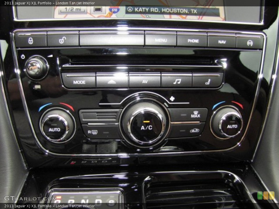 London Tan/Jet Interior Controls for the 2013 Jaguar XJ XJL Portfolio #79609758