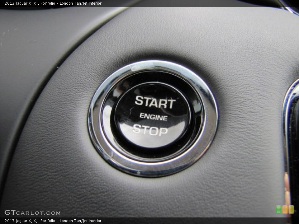 London Tan/Jet Interior Controls for the 2013 Jaguar XJ XJL Portfolio #79609793