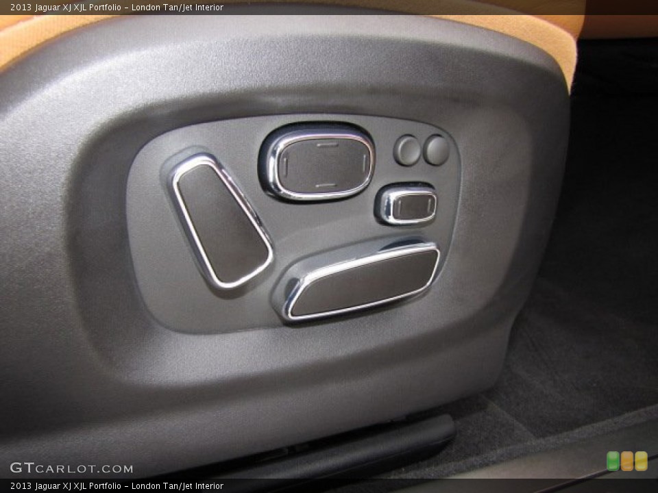 London Tan/Jet Interior Controls for the 2013 Jaguar XJ XJL Portfolio #79609842