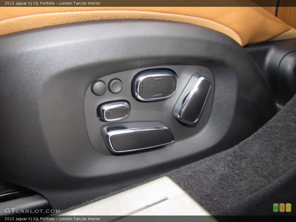 London Tan/Jet Interior Controls for the 2013 Jaguar XJ XJL Portfolio #79610085