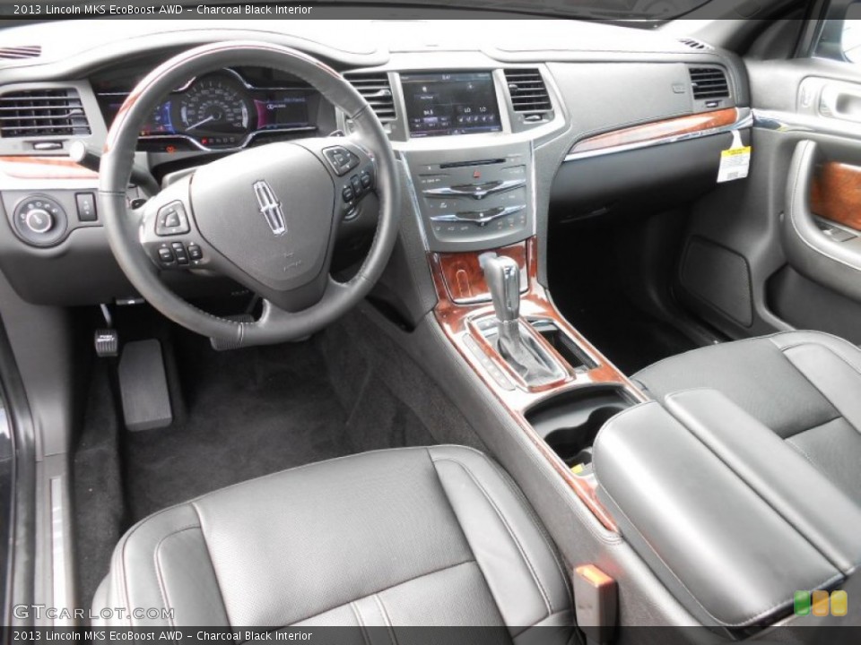 Charcoal Black Interior Prime Interior for the 2013 Lincoln MKS EcoBoost AWD #79610089