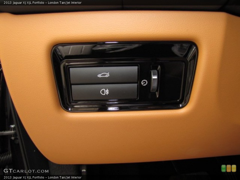 London Tan/Jet Interior Controls for the 2013 Jaguar XJ XJL Portfolio #79610114