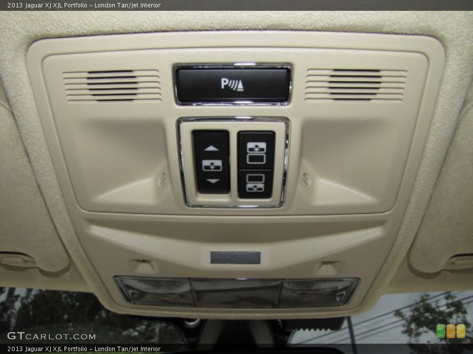 London Tan/Jet Interior Controls for the 2013 Jaguar XJ XJL Portfolio #79610131