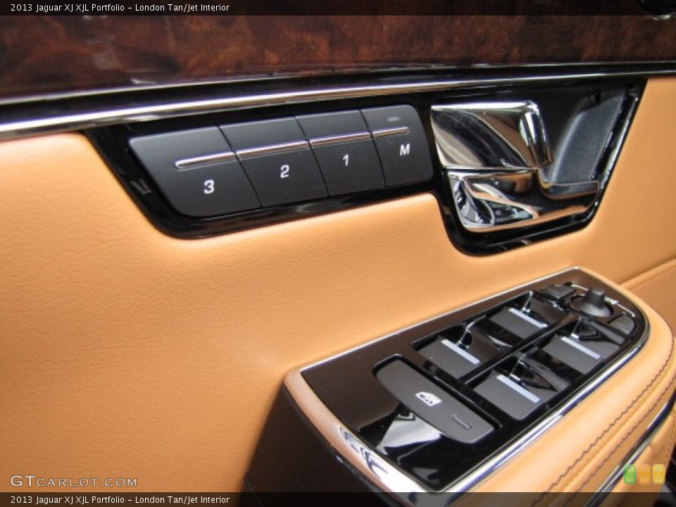 London Tan/Jet Interior Controls for the 2013 Jaguar XJ XJL Portfolio #79610200