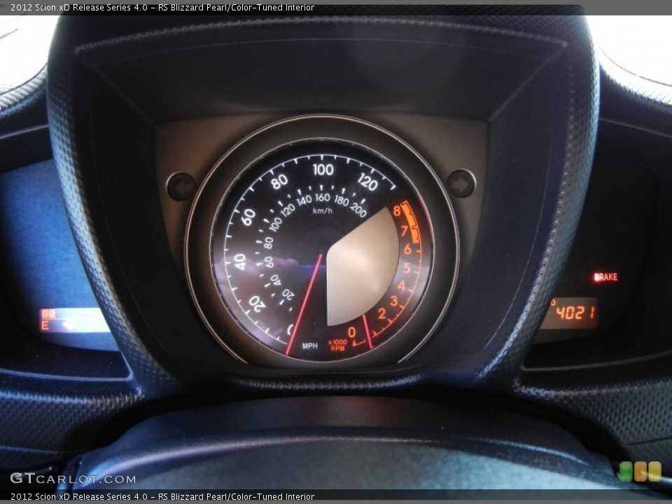 RS Blizzard Pearl/Color-Tuned Interior Gauges for the 2012 Scion xD Release Series 4.0 #79611239