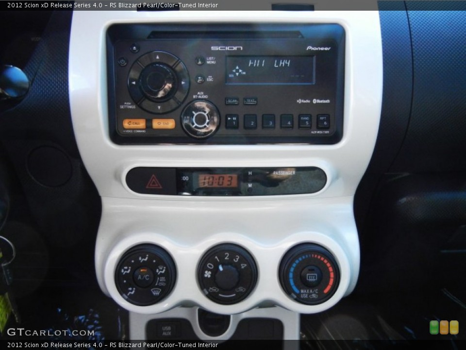 RS Blizzard Pearl/Color-Tuned Interior Controls for the 2012 Scion xD Release Series 4.0 #79611256
