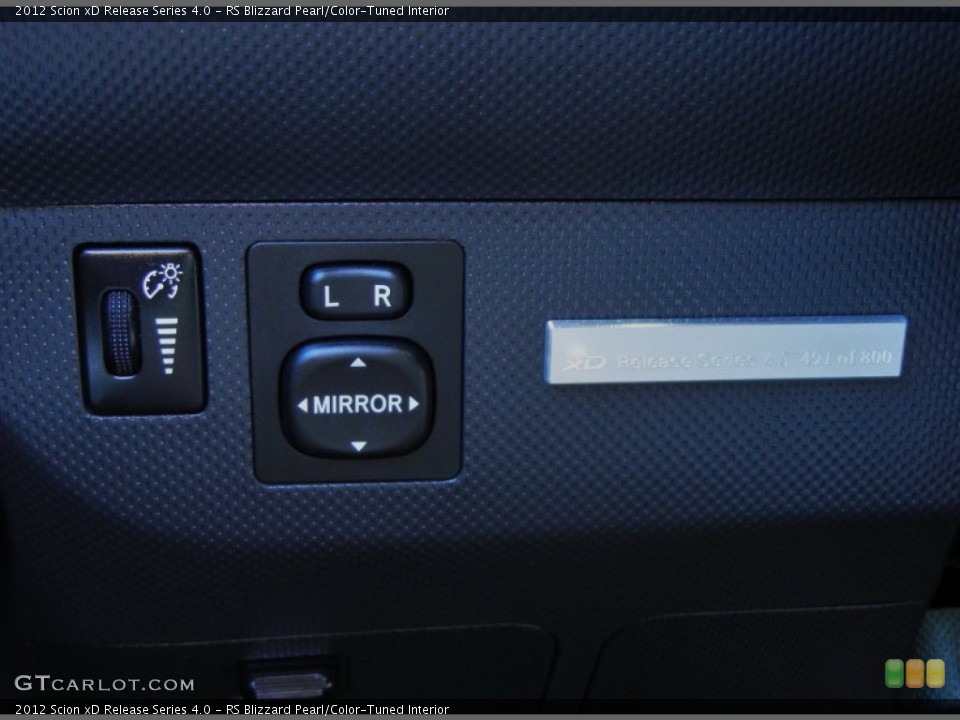 RS Blizzard Pearl/Color-Tuned Interior Controls for the 2012 Scion xD Release Series 4.0 #79611292