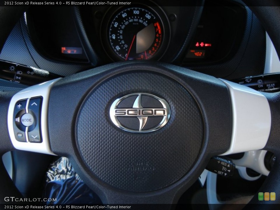 RS Blizzard Pearl/Color-Tuned Interior Steering Wheel for the 2012 Scion xD Release Series 4.0 #79611327