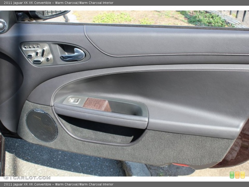 Warm Charcoal/Warm Charcoal Interior Door Panel for the 2011 Jaguar XK XK Convertible #79611902