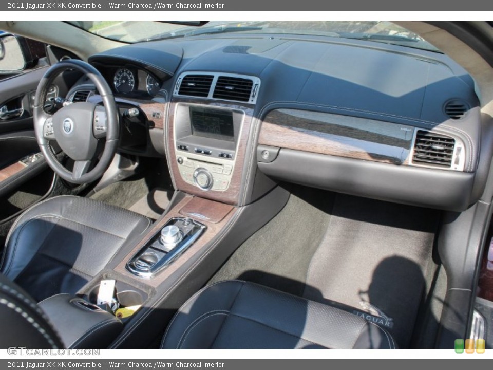 Warm Charcoal/Warm Charcoal Interior Dashboard for the 2011 Jaguar XK XK Convertible #79611945