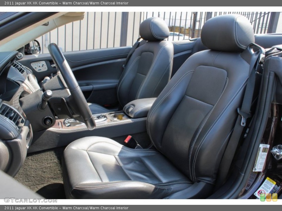 Warm Charcoal/Warm Charcoal Interior Front Seat for the 2011 Jaguar XK XK Convertible #79612000