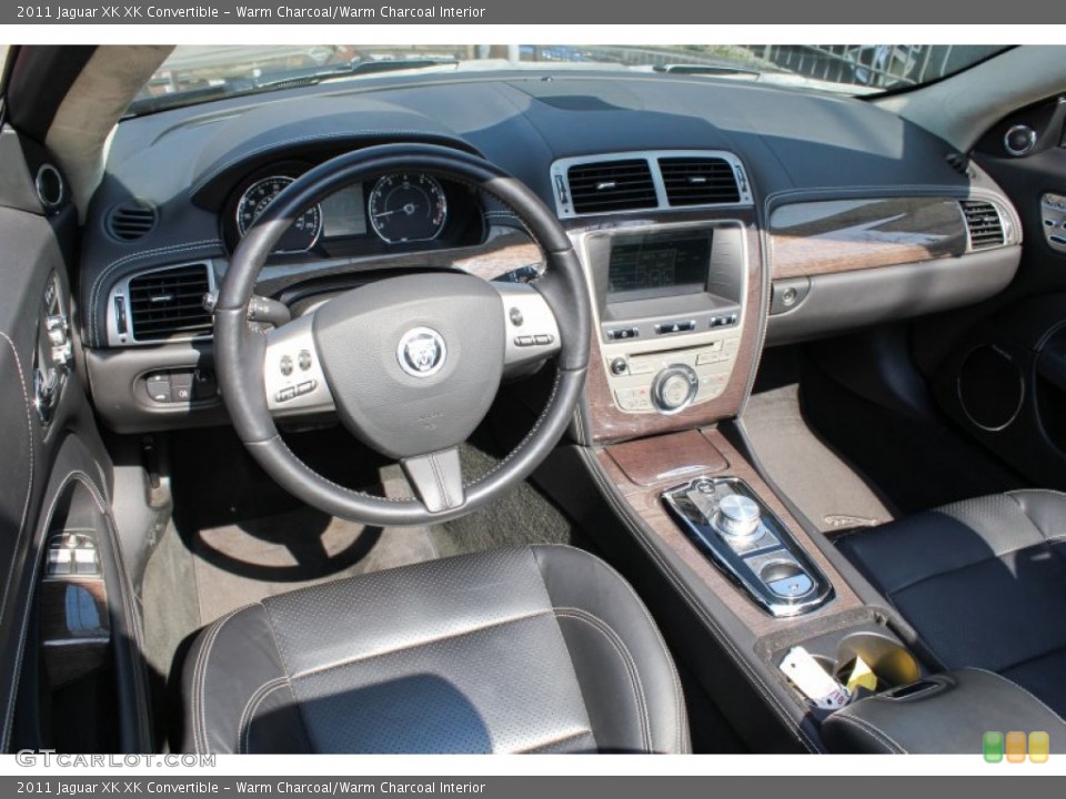Warm Charcoal/Warm Charcoal Interior Dashboard for the 2011 Jaguar XK XK Convertible #79612036