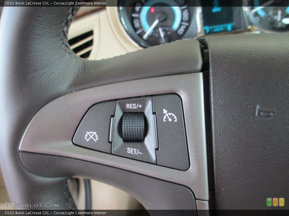 Cocoa/Light Cashmere Interior Controls for the 2010 Buick LaCrosse CXL #79612384