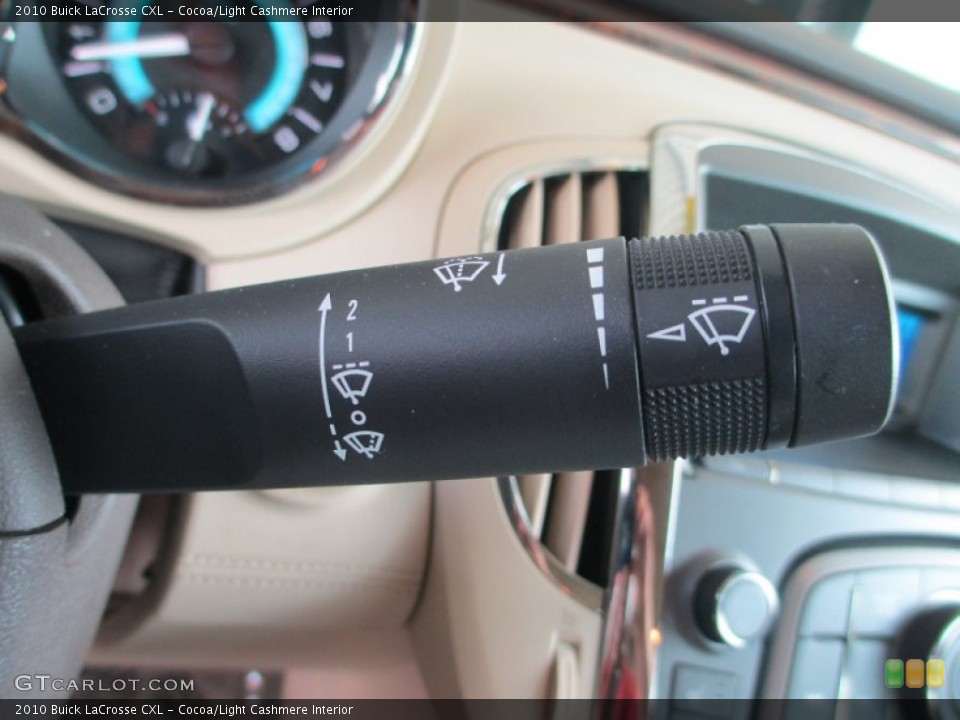 Cocoa/Light Cashmere Interior Controls for the 2010 Buick LaCrosse CXL #79612441