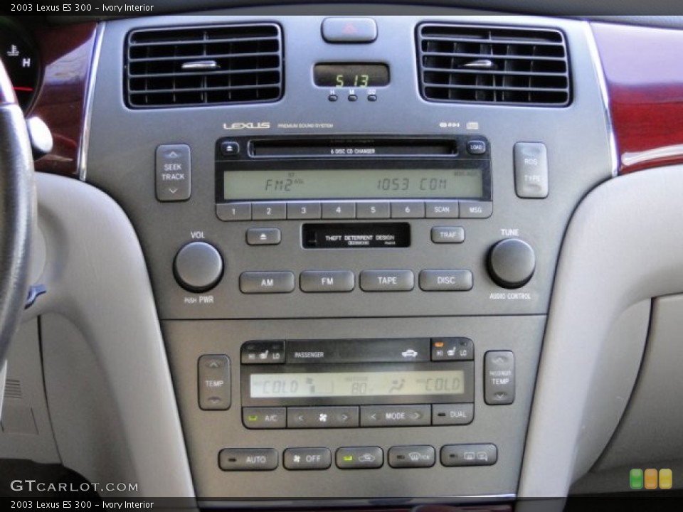 Ivory Interior Controls for the 2003 Lexus ES 300 #79612643
