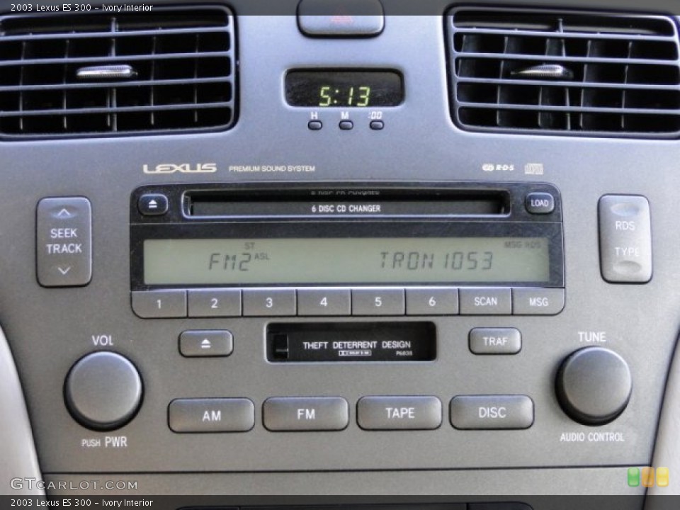 Ivory Interior Audio System for the 2003 Lexus ES 300 #79612663