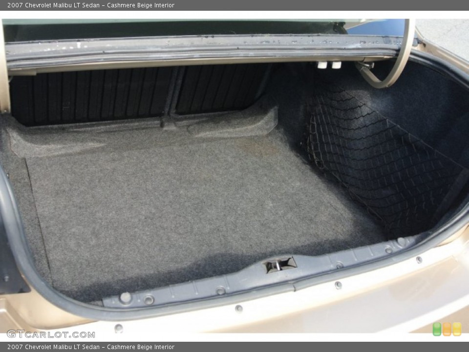 Cashmere Beige Interior Trunk for the 2007 Chevrolet Malibu LT Sedan #79612759