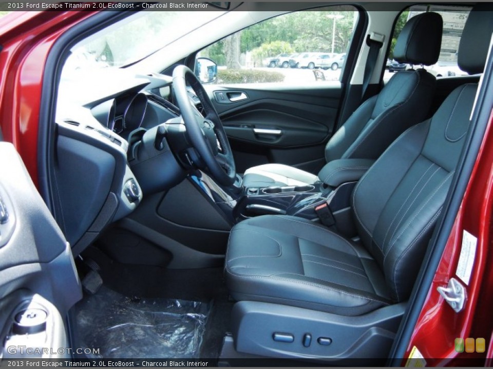 Charcoal Black Interior Front Seat for the 2013 Ford Escape Titanium 2.0L EcoBoost #79613062