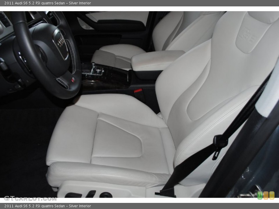 Silver Interior Front Seat for the 2011 Audi S6 5.2 FSI quattro Sedan #79614855