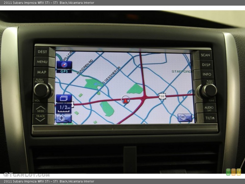 STI  Black/Alcantara Interior Navigation for the 2011 Subaru Impreza WRX STi #79615468