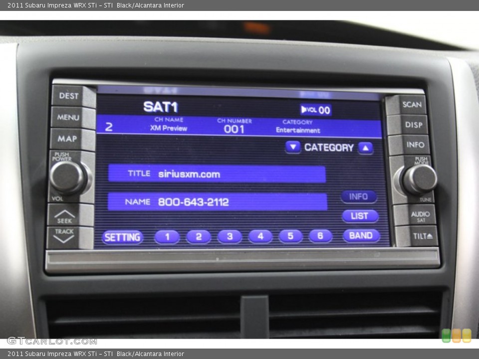 STI  Black/Alcantara Interior Controls for the 2011 Subaru Impreza WRX STi #79615501