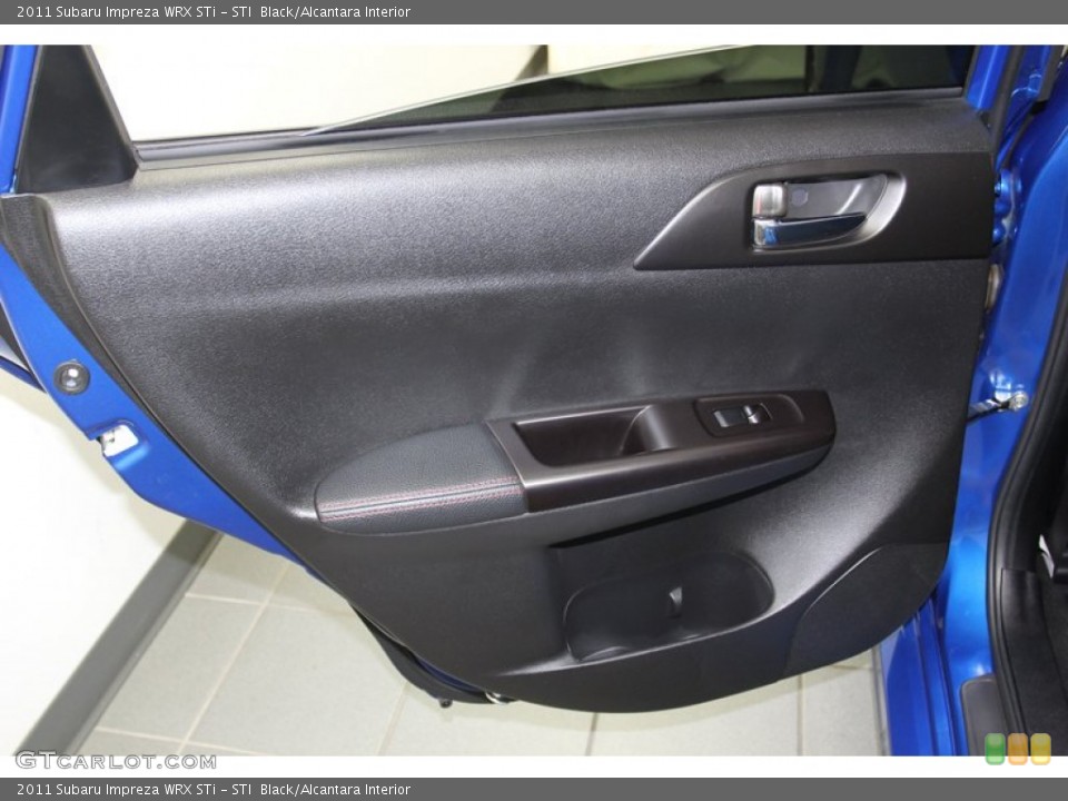 STI  Black/Alcantara Interior Door Panel for the 2011 Subaru Impreza WRX STi #79615663