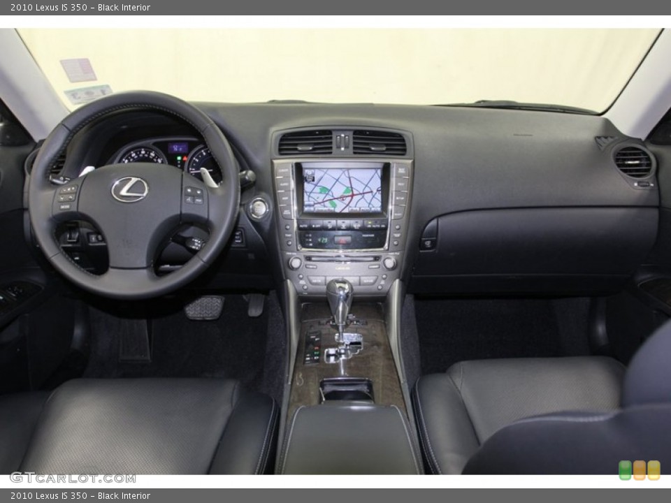 Black Interior Dashboard for the 2010 Lexus IS 350 #79616109