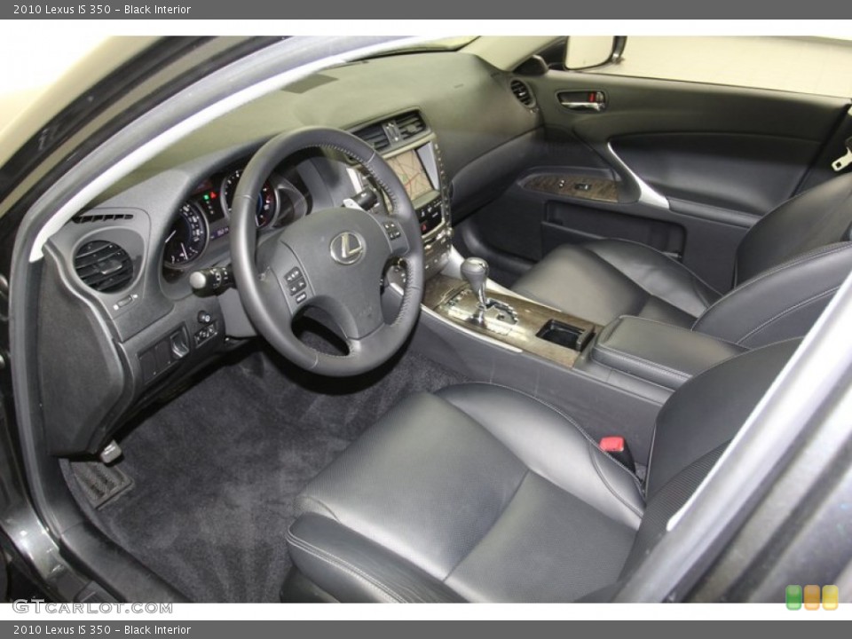 Black Interior Photo for the 2010 Lexus IS 350 #79616251
