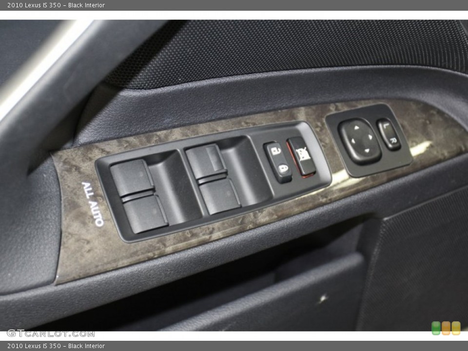 Black Interior Controls for the 2010 Lexus IS 350 #79616305