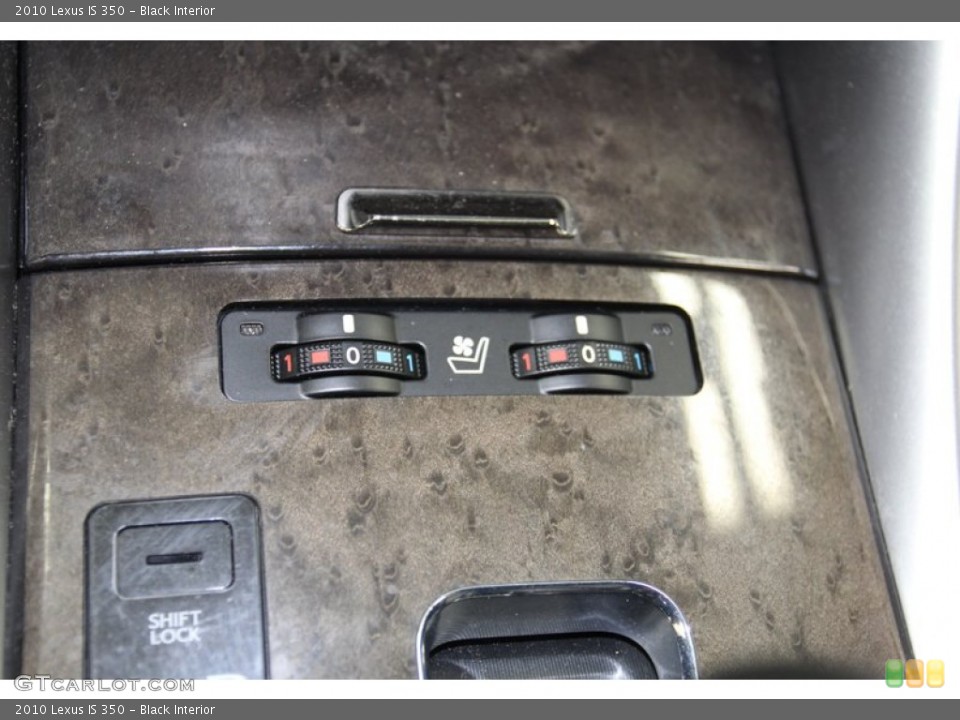 Black Interior Controls for the 2010 Lexus IS 350 #79616434