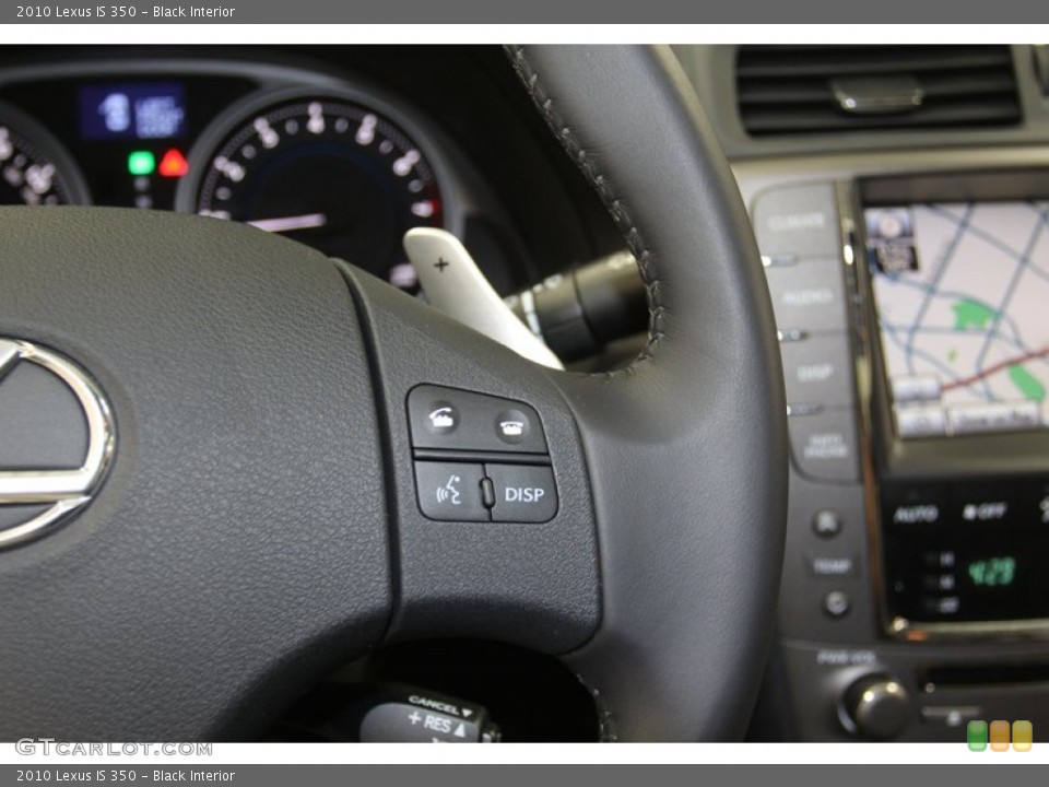 Black Interior Controls for the 2010 Lexus IS 350 #79616524