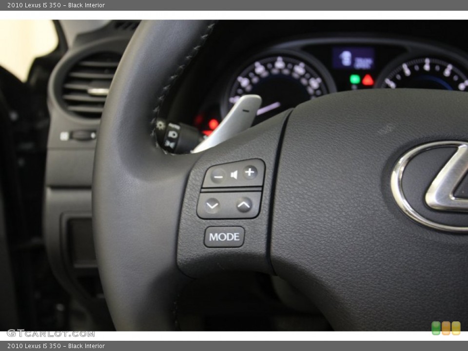 Black Interior Controls for the 2010 Lexus IS 350 #79616538
