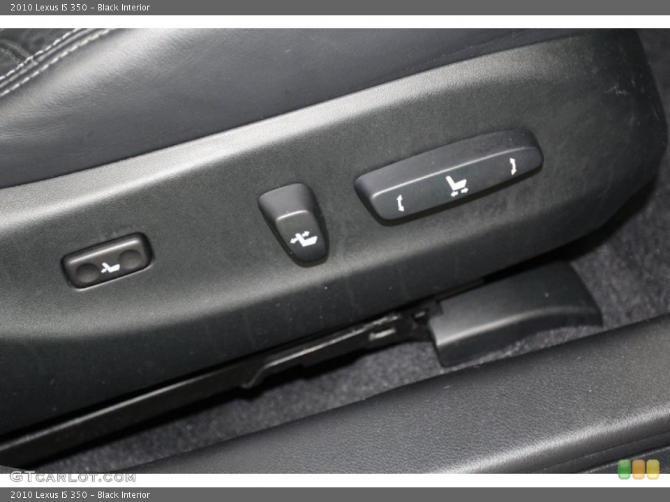 Black Interior Controls for the 2010 Lexus IS 350 #79616778