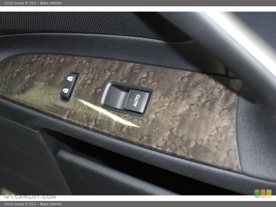 Black Interior Controls for the 2010 Lexus IS 350 #79616803