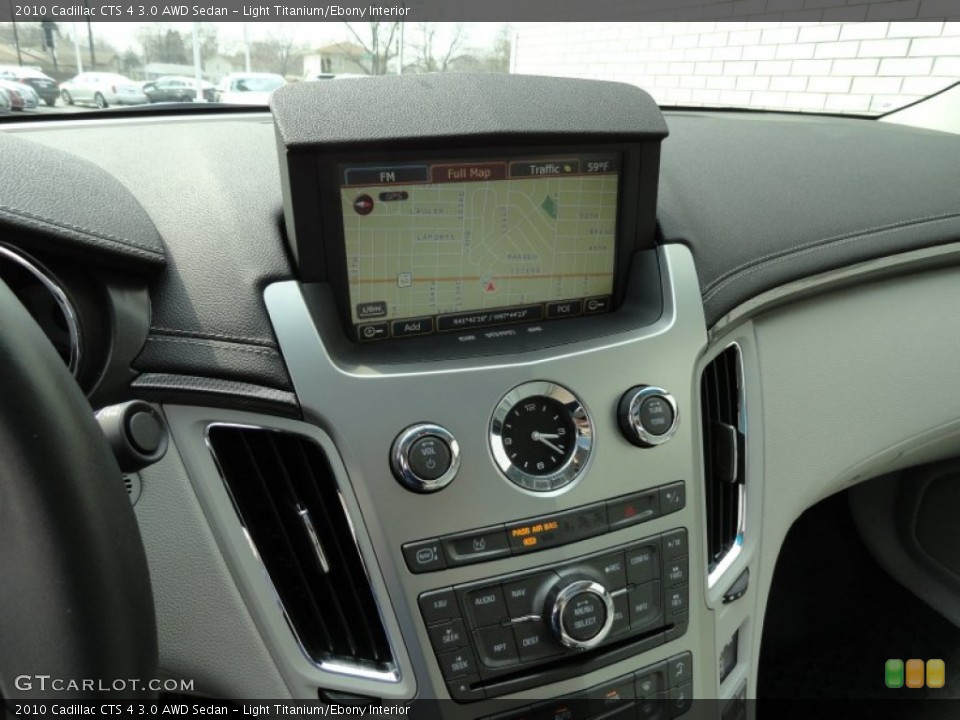 Light Titanium/Ebony Interior Navigation for the 2010 Cadillac CTS 4 3.0 AWD Sedan #79616947