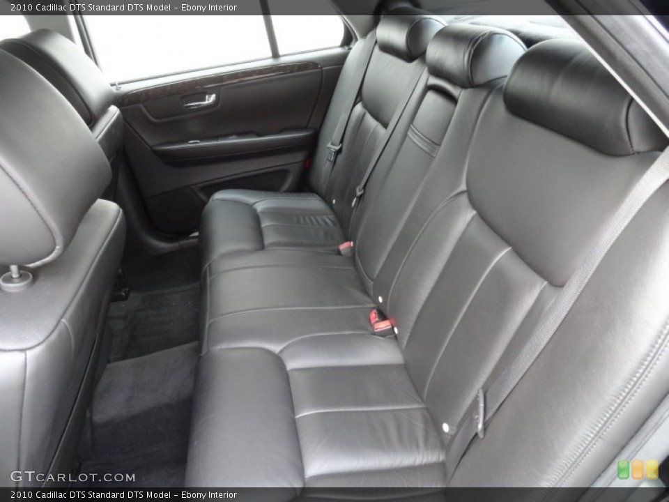 Ebony Interior Rear Seat for the 2010 Cadillac DTS  #79617195
