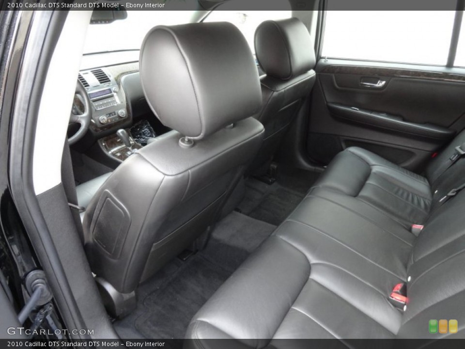 Ebony Interior Rear Seat for the 2010 Cadillac DTS  #79617212