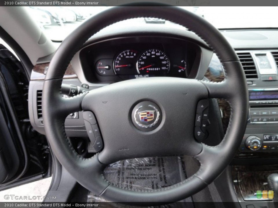 Ebony Interior Steering Wheel for the 2010 Cadillac DTS  #79617328