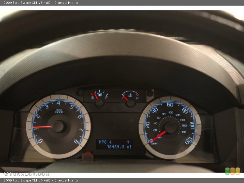 Charcoal Interior Gauges for the 2009 Ford Escape XLT V6 4WD #79617540
