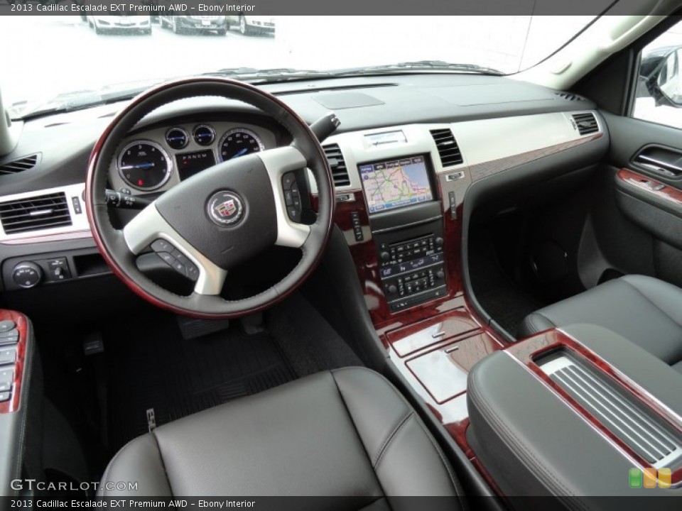 Ebony Interior Prime Interior for the 2013 Cadillac Escalade EXT Premium AWD #79617562