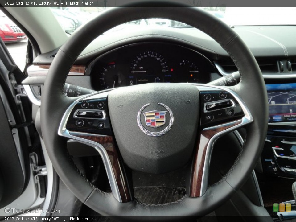 Jet Black Interior Steering Wheel for the 2013 Cadillac XTS Luxury FWD #79618336