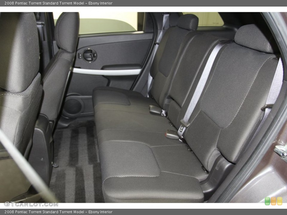 Ebony Interior Rear Seat for the 2008 Pontiac Torrent  #79618458