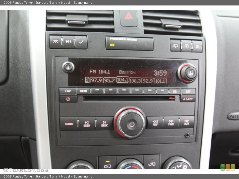 Ebony Interior Audio System for the 2008 Pontiac Torrent  #79618534